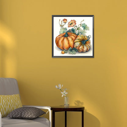 Autumn Squash - Full Round Drill Diamond Painting 30*30CM