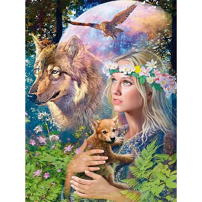 Wilderness Escape - Full Round Drill Diamond Painting 30*40CM