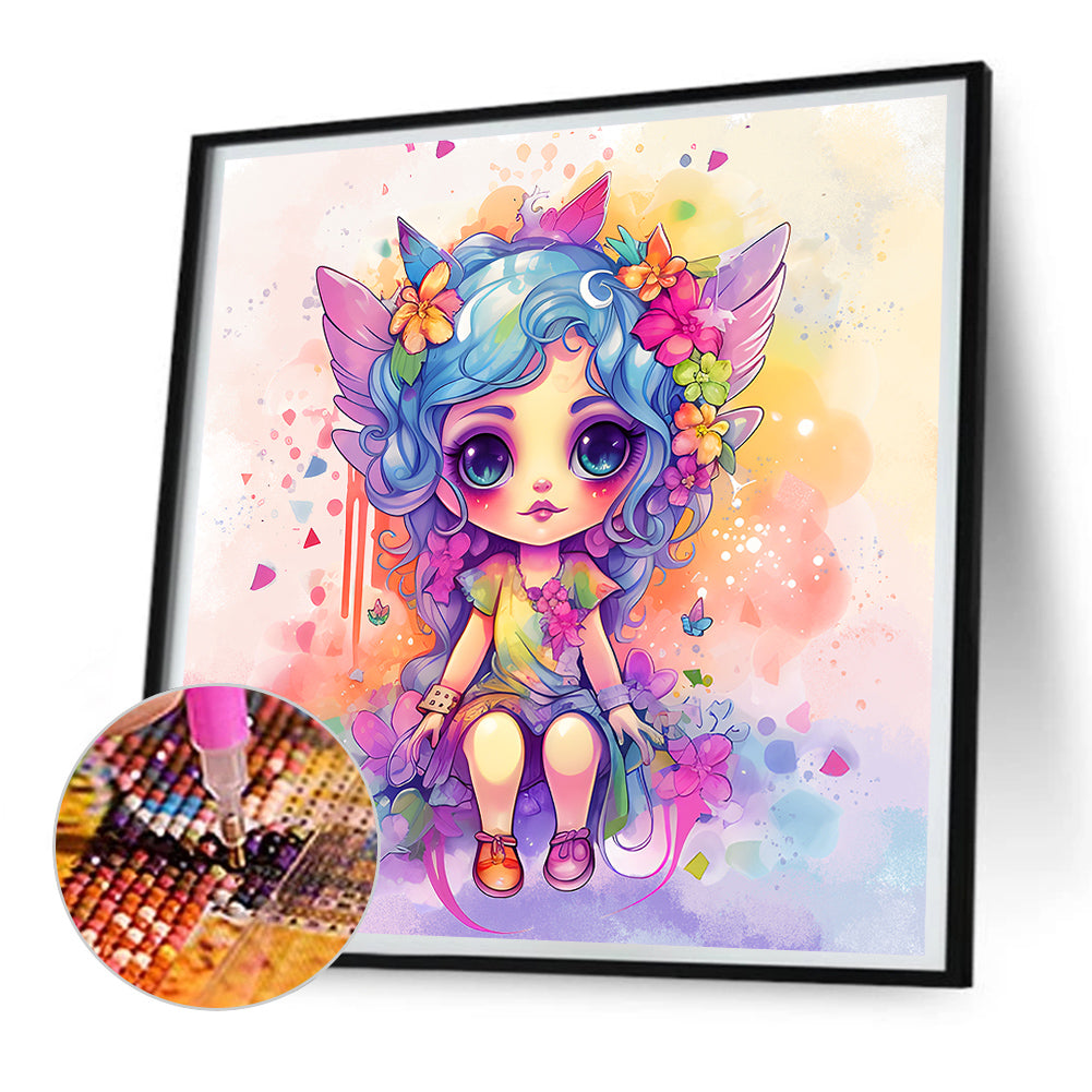 Fairy - Full Round Drill Diamond Painting 30*30CM