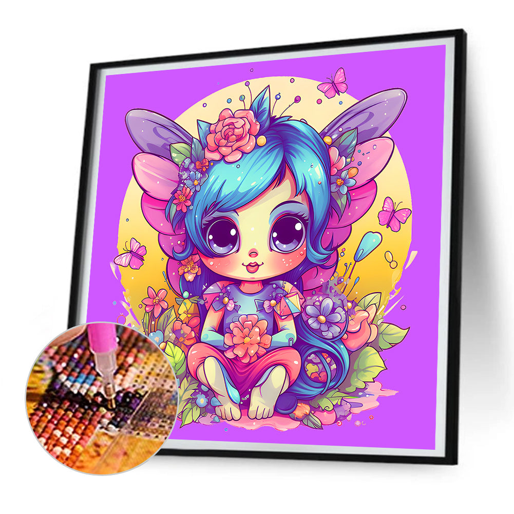 Fairy - Full Round Drill Diamond Painting 30*30CM