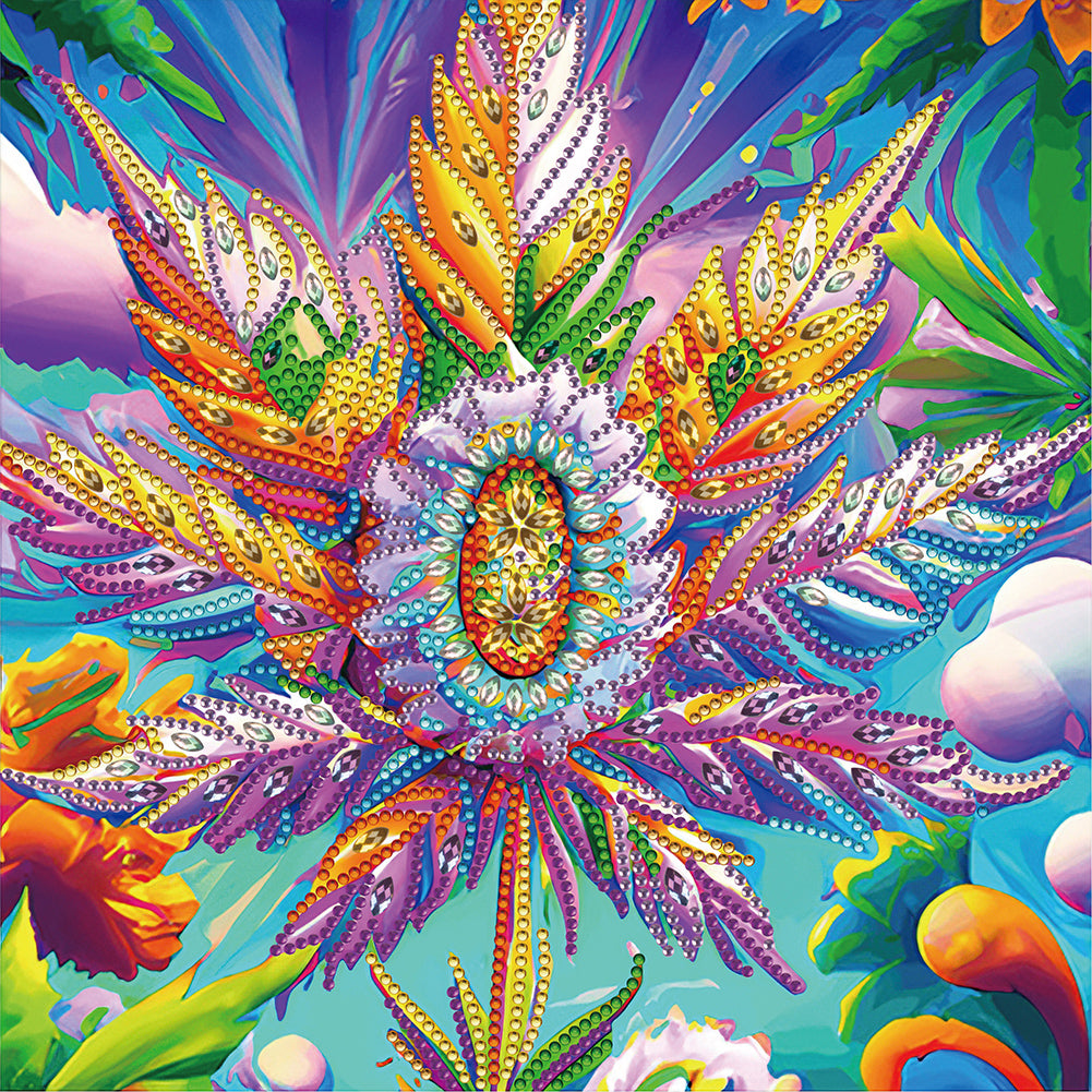 Marijuana Leaf - Special Shaped Drill Diamond Painting 30*30CM