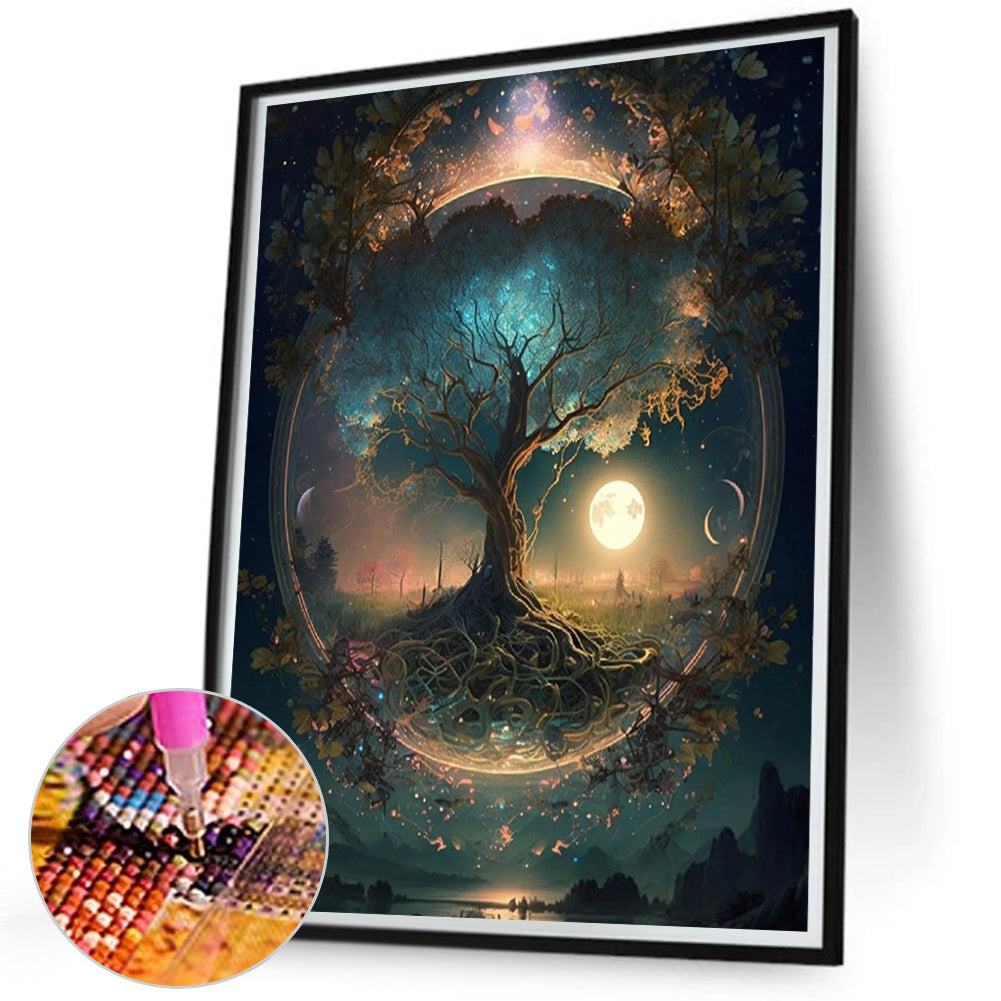 Life Tree - Full Round Drill Diamond Painting 45*55CM