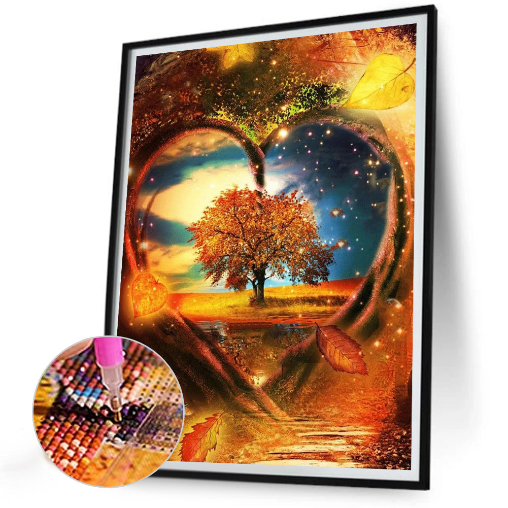 Life Tree - Full Round Drill Diamond Painting 30*40CM