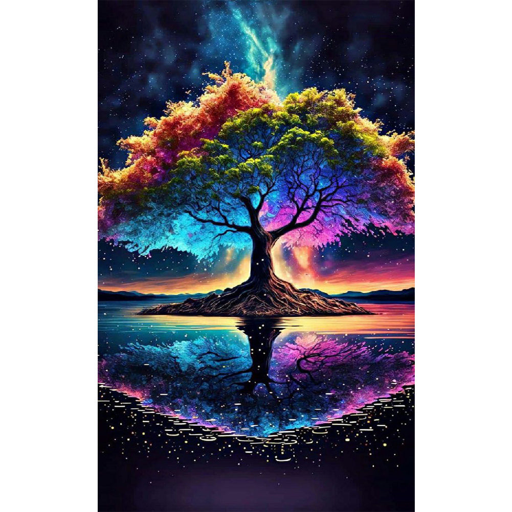 Life Tree - Full Round Drill Diamond Painting 30*50CM