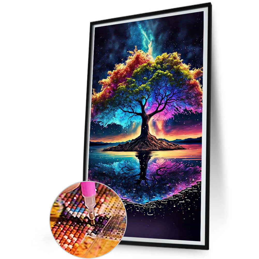 Life Tree - Full Round Drill Diamond Painting 30*50CM