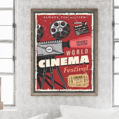 Movie Pictorial - Full Round Drill Diamond Painting 30*40CM