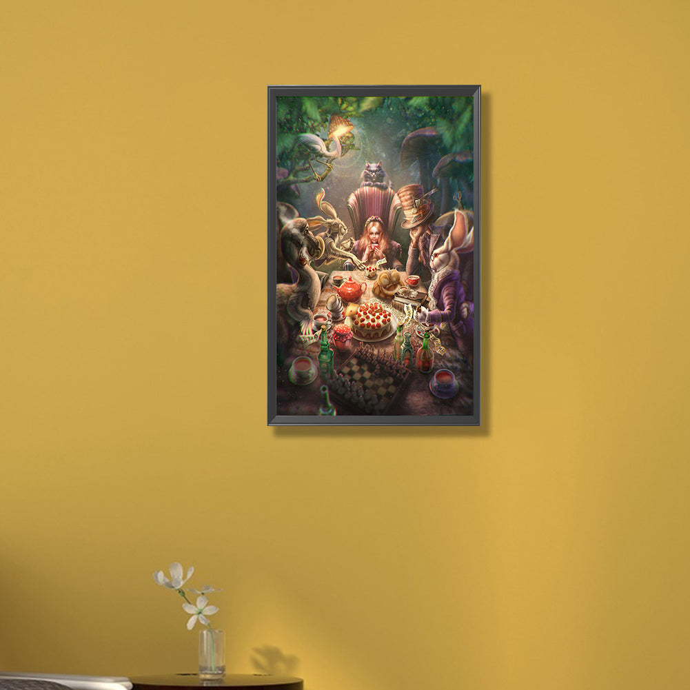 Alice In Wonderland - Full Round Drill Diamond Painting 30*50CM