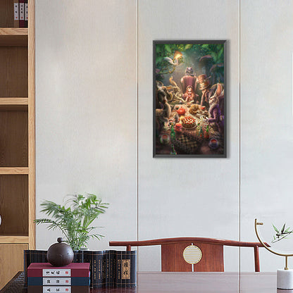 Alice In Wonderland - Full Round Drill Diamond Painting 30*50CM