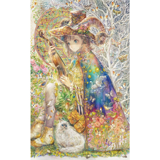 Illustration - Full Round Drill Diamond Painting 30*50CM