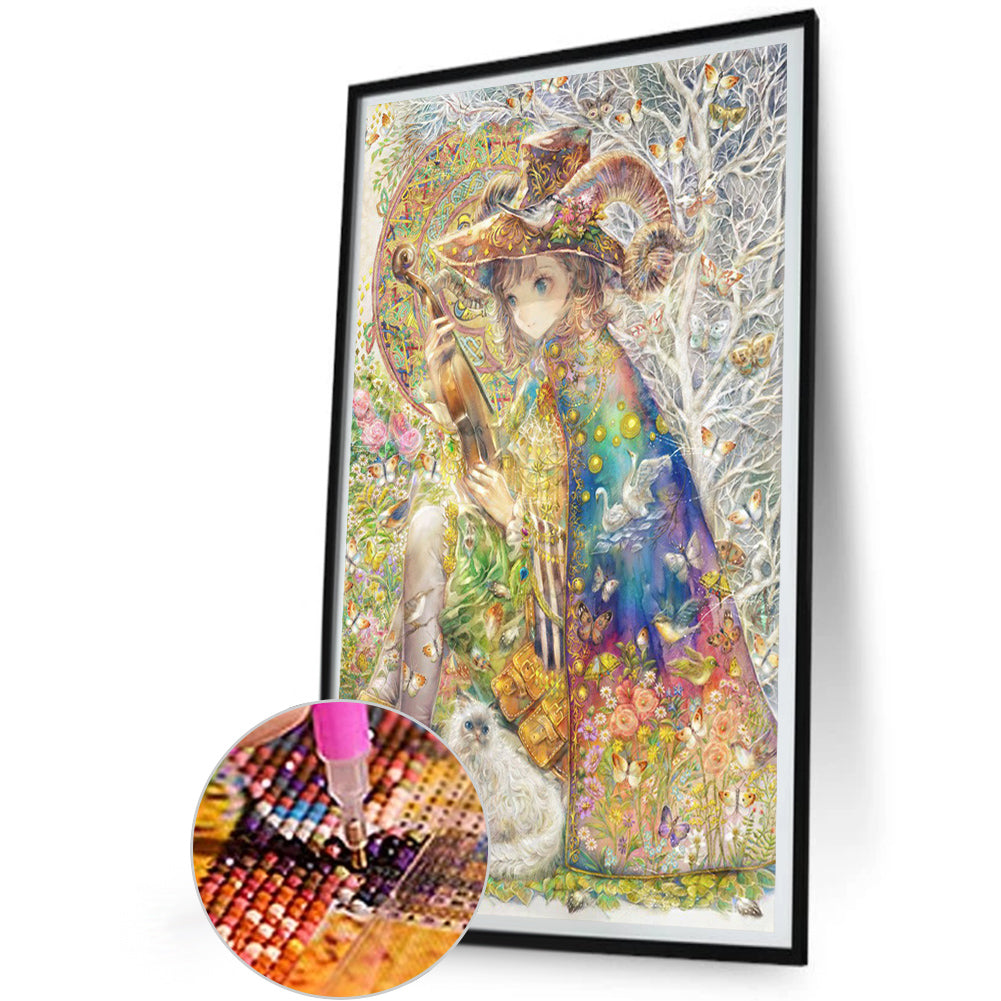 Illustration - Full Round Drill Diamond Painting 30*50CM