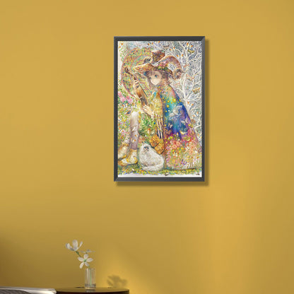 Illustration - Full Round Drill Diamond Painting 30*50CM