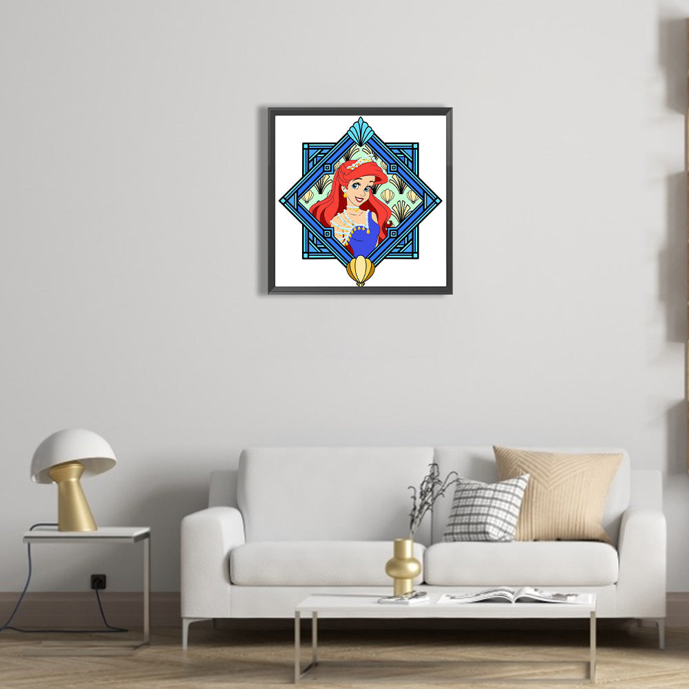 Mermaid Princess - Full Round Drill Diamond Painting 40*40CM