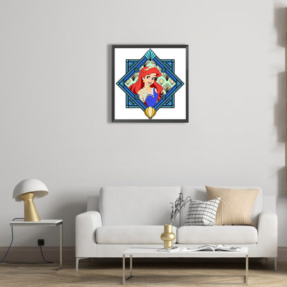Mermaid Princess - Full Round Drill Diamond Painting 40*40CM