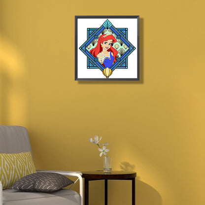 Mermaid Princess - Full Round Drill Diamond Painting 40*40CM