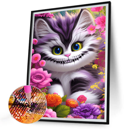 Cheshire Cat - Full Round Drill Diamond Painting 30*40CM