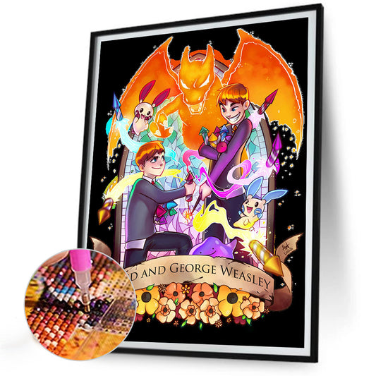 Pokemon - Full Round Drill Diamond Painting 30*40CM