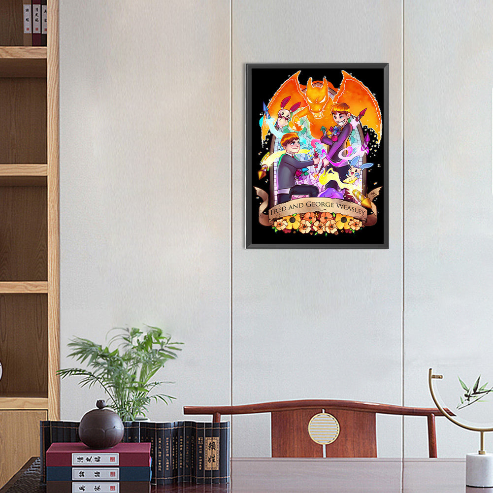 Pokemon - Full Round Drill Diamond Painting 30*40CM