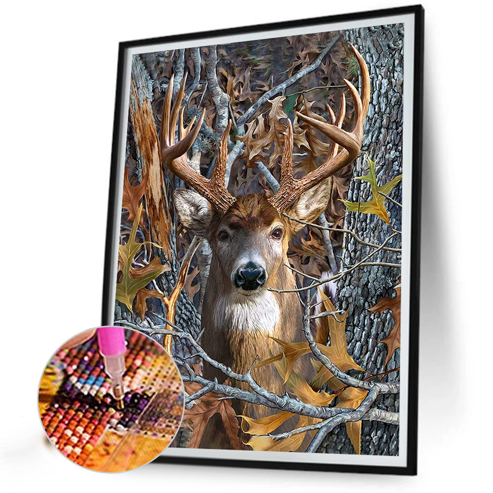 Elk - Full Square Drill Diamond Painting 40*50CM