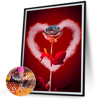 Love Rose - Full Round Drill Diamond Painting 30*40CM