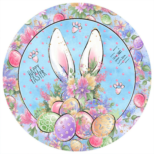 Rabbit Ears - Full Round Drill Diamond Painting 30*30CM