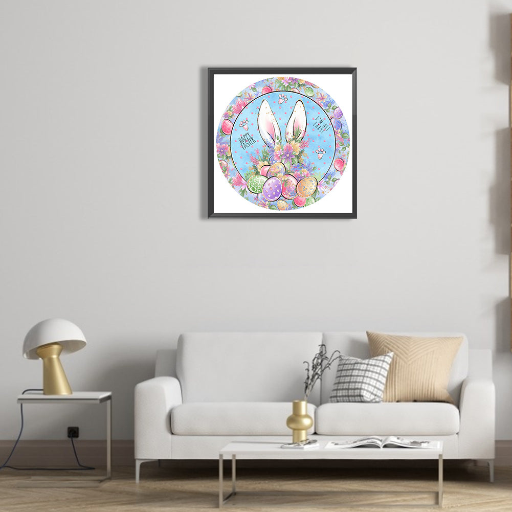 Rabbit Ears - Full Round Drill Diamond Painting 30*30CM