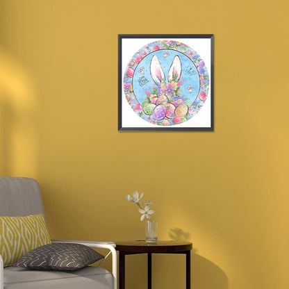 Rabbit Ears - Full Round Drill Diamond Painting 30*30CM