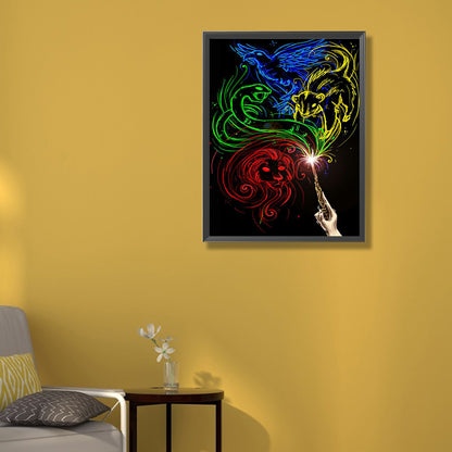 Harry Potter - Full Round Drill Diamond Painting 50*60CM