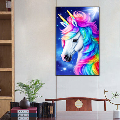 Colorful Unicorn Animal Series - Full Round Drill Diamond Painting 50*80CM