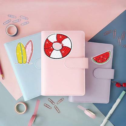 2pcs Gem Sticker Diamond Art 5D Paint by Numbers DIY for Kids Beginner Toys Kits