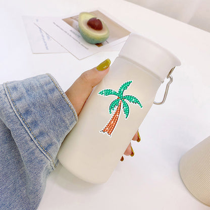 2pcs Gem Sticker Diamond Art 5D Paint by Numbers DIY for Kids Beginner Toys Kits