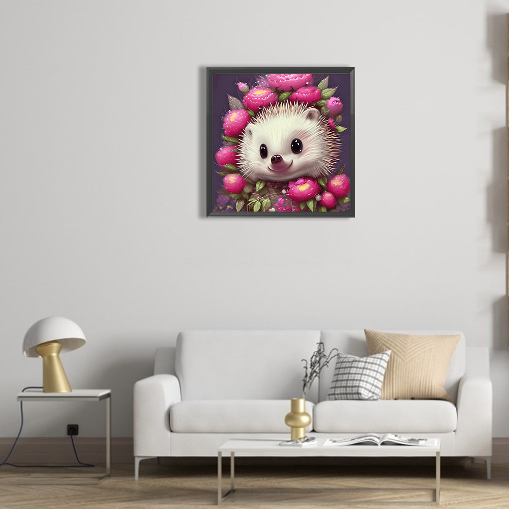 Hedgehog - Full Round Drill Diamond Painting 30*30CM