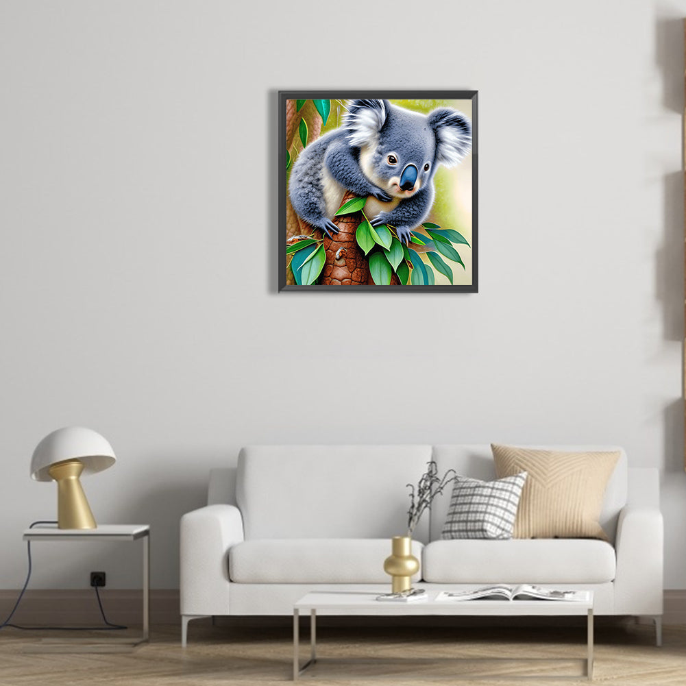 Baby Koala - Full Round Drill Diamond Painting 30*30CM