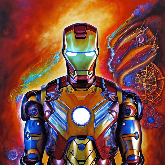 Iron Man Iron Man - Full Round Drill Diamond Painting 30*30CM