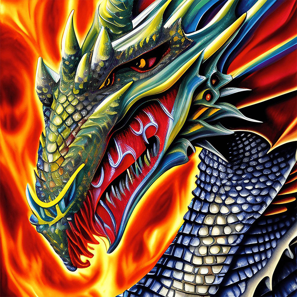 Charizard - Full Round Drill Diamond Painting 40*40CM