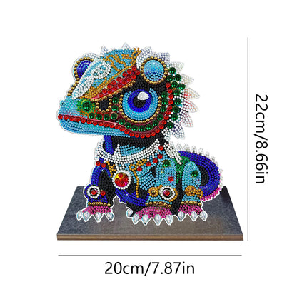 DIY Crystal Diamond Ornament Art Craft Animal Diamond Mosaic Ornaments Kids Gift