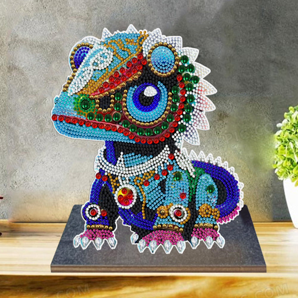 DIY Crystal Diamond Ornament Art Craft Animal Diamond Mosaic Ornaments Kids Gift