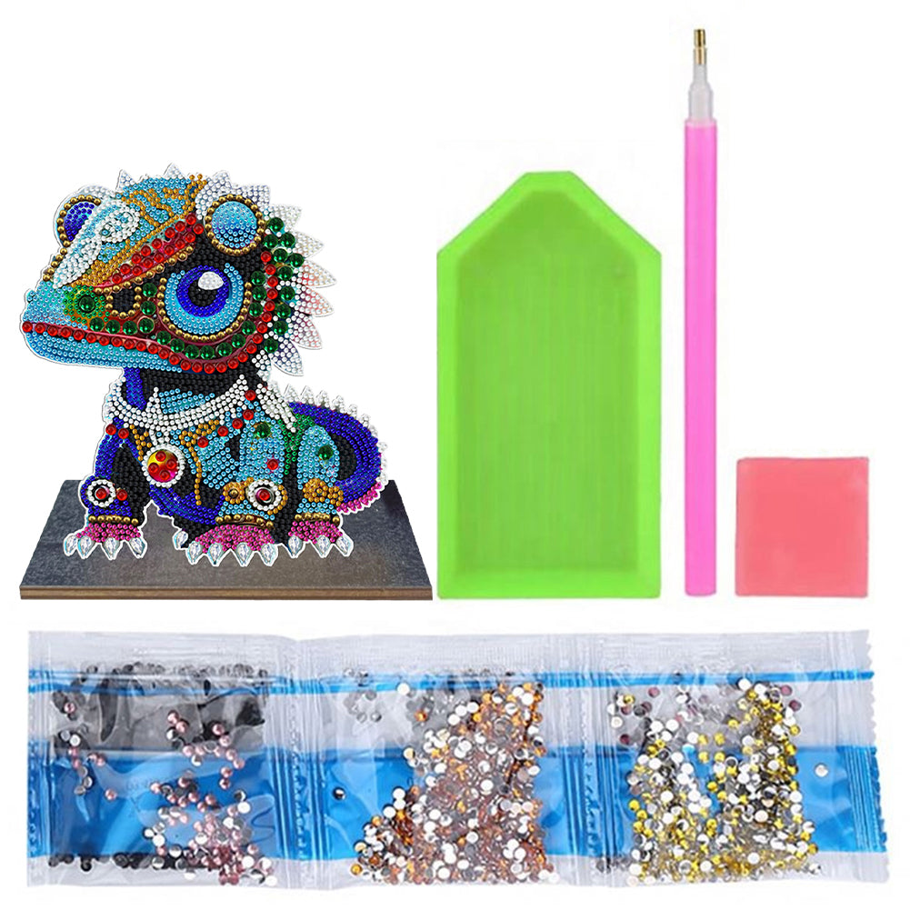 DIY Crystal Diamond Ornament Art Craft Animal Diamond Mosaic Ornaments Kids Gift