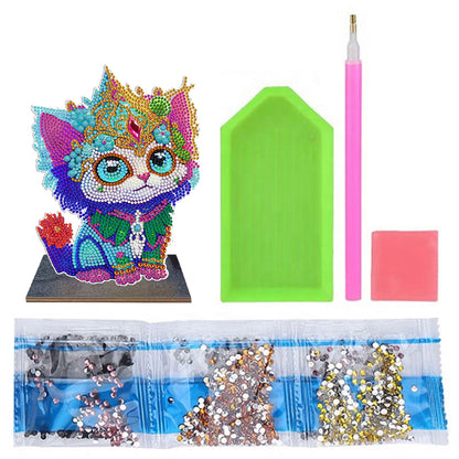 DIY Crystal Diamond Ornament Art Craft Animal Diamond Mosaic Ornaments Kids Gift