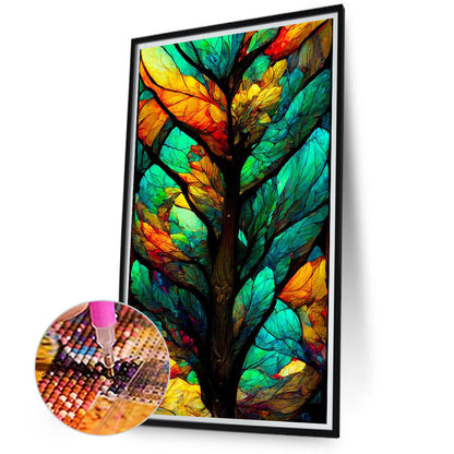 Leaf Veins - Full Round Drill Diamond Painting 40*70CM