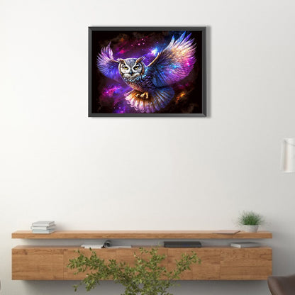 Star Owl - Full Round Drill Diamond Painting 40*30CM