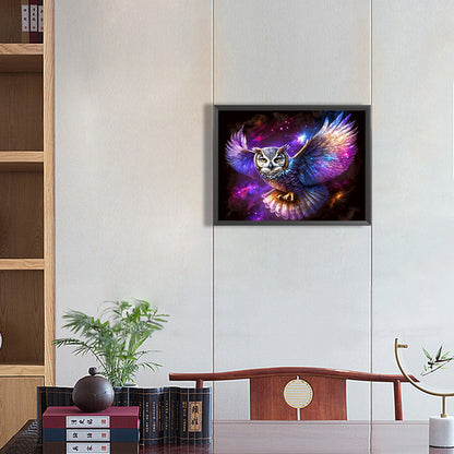 Star Owl - Full Round Drill Diamond Painting 40*30CM