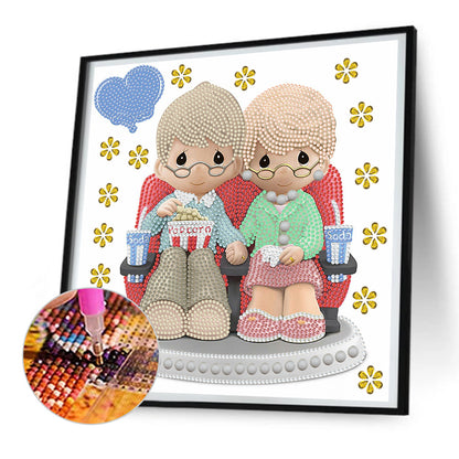 Precious Moment Doll - Special Shaped Drill Diamond Painting 30*30CM