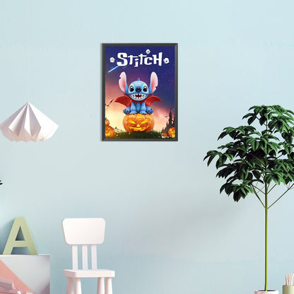 Halloween Stitch - Full Round Drill Diamond Painting 30*40CM