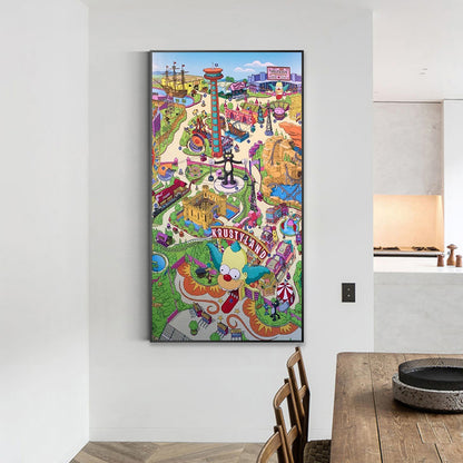 Amusement Park - Full Round Drill Diamond Painting 40*70CM