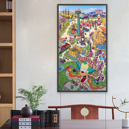 Amusement Park - Full Round Drill Diamond Painting 40*70CM