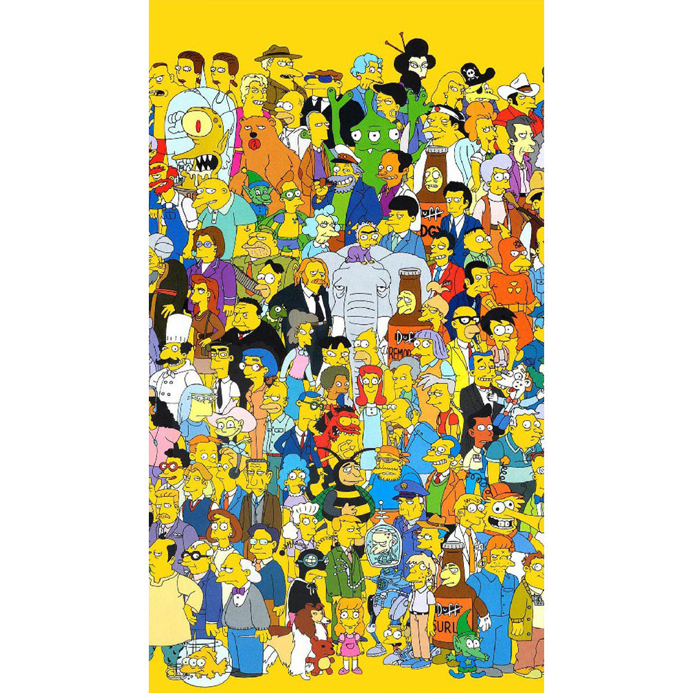 The Simpsons - Full Round Drill Diamond Painting 40*70CM