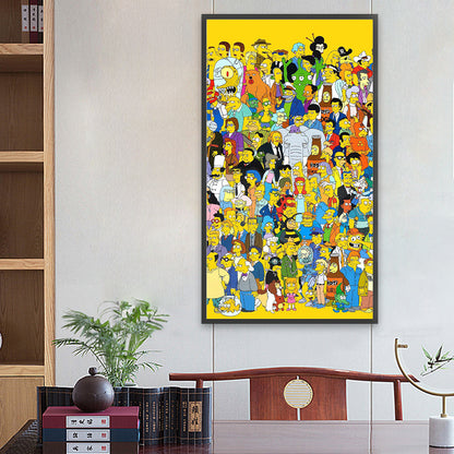 The Simpsons - Full Round Drill Diamond Painting 40*70CM