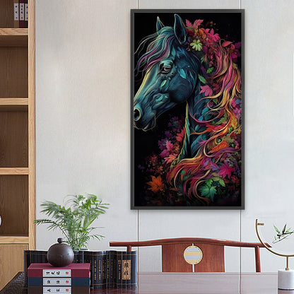 Colorful Horse - Full Round Drill Diamond Painting 40*70CM