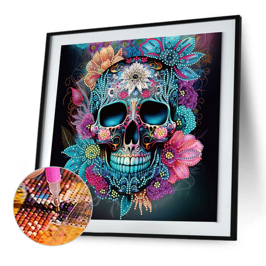 Personalized Skull - Special Shaped Drill Diamond Painting 30*30CM