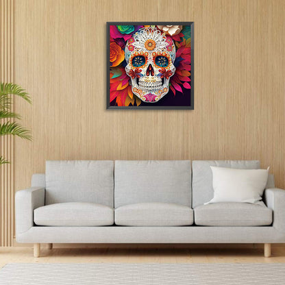 Personalized Skull - Special Shaped Drill Diamond Painting 30*30CM
